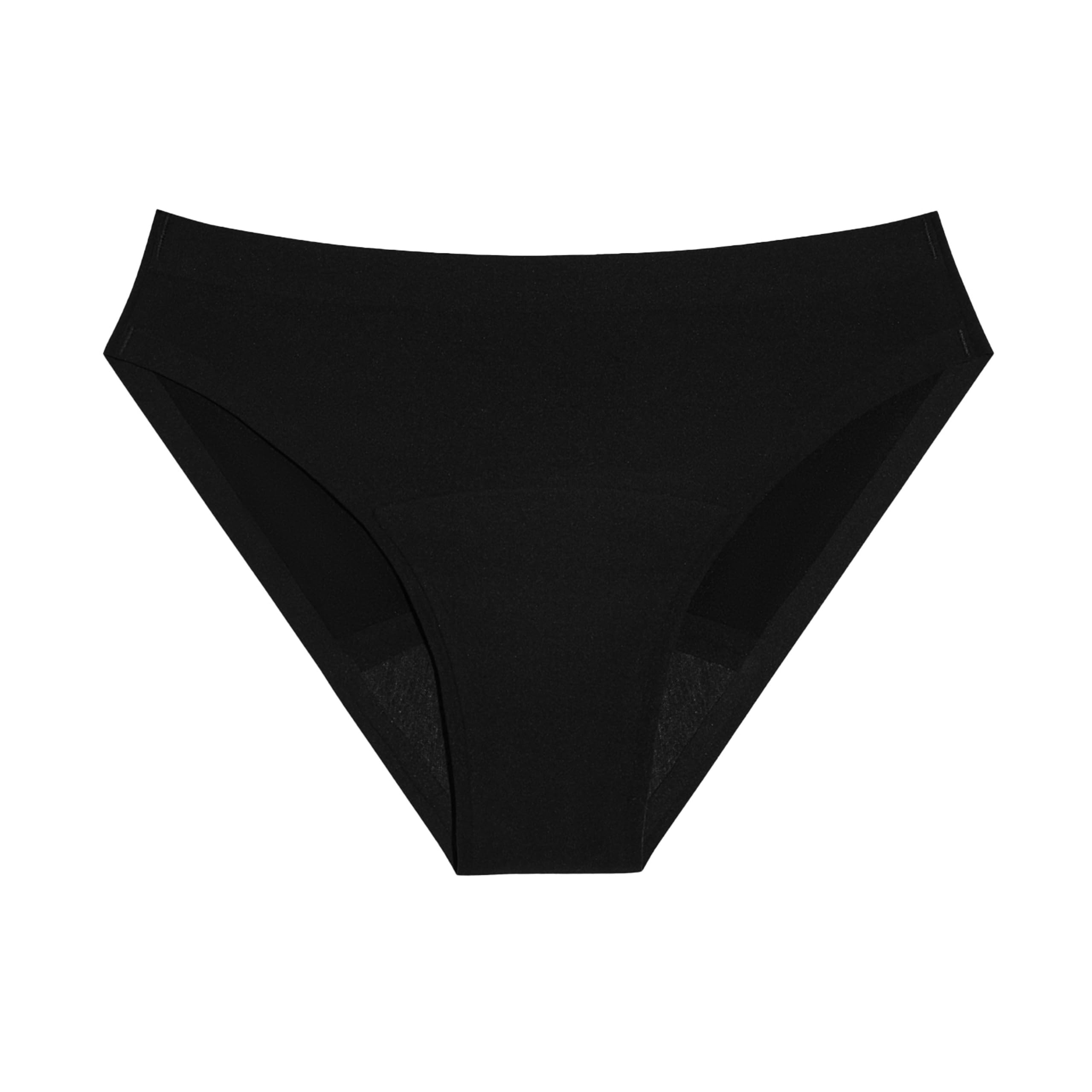 KNIX Kt Teen Super Leakproof Bikini-Period Underwear, Breathable Fabric-Tampon & Menstrual Product Alternative-Black