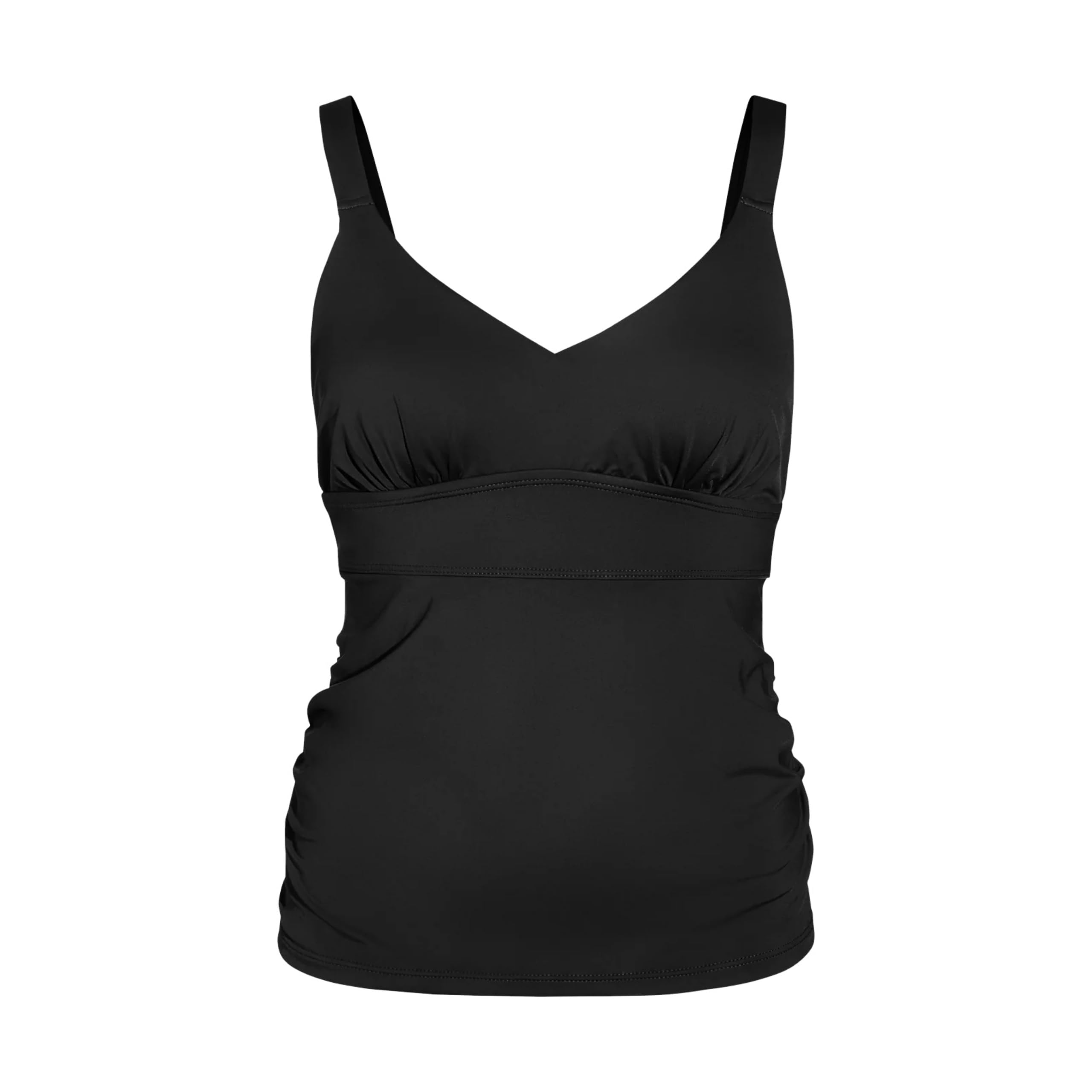 KNIX Tankini Swim Top - Black - Size XXXL+