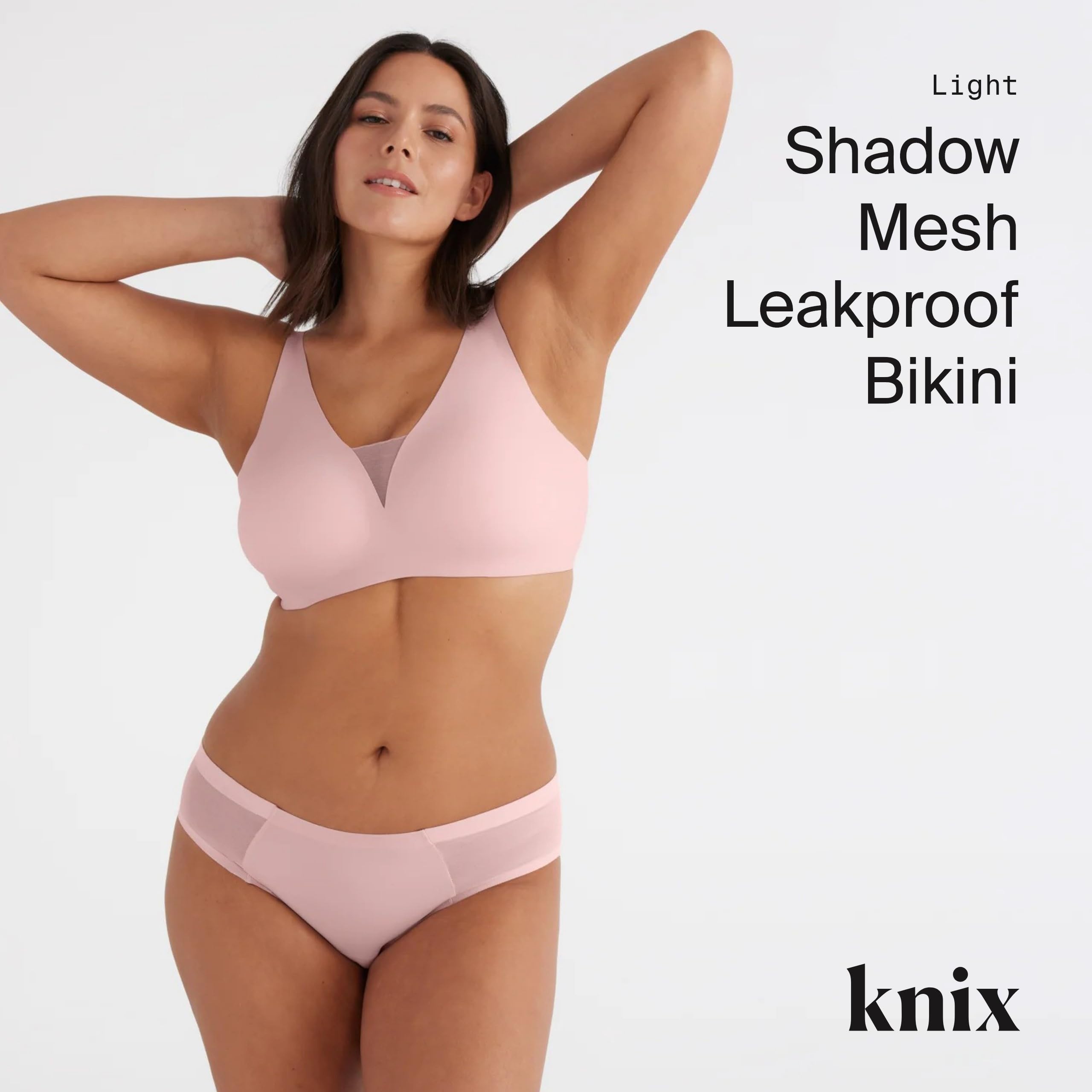 KNIX Shadow Mesh Leakproof Bikini - Period Underwear for Women