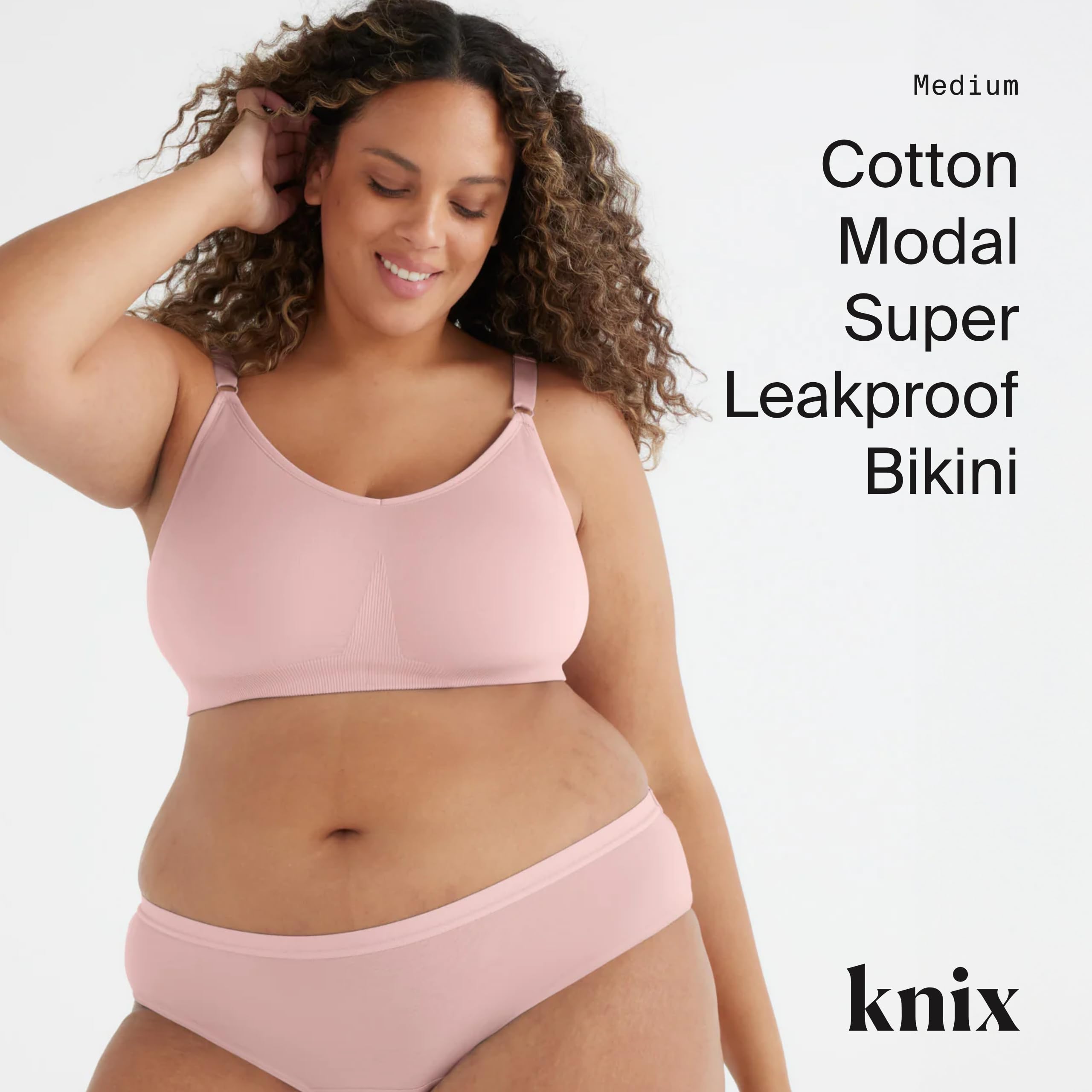 KNIX Cotton Modal Super Leakproof Bikini - Period Underwear for Women