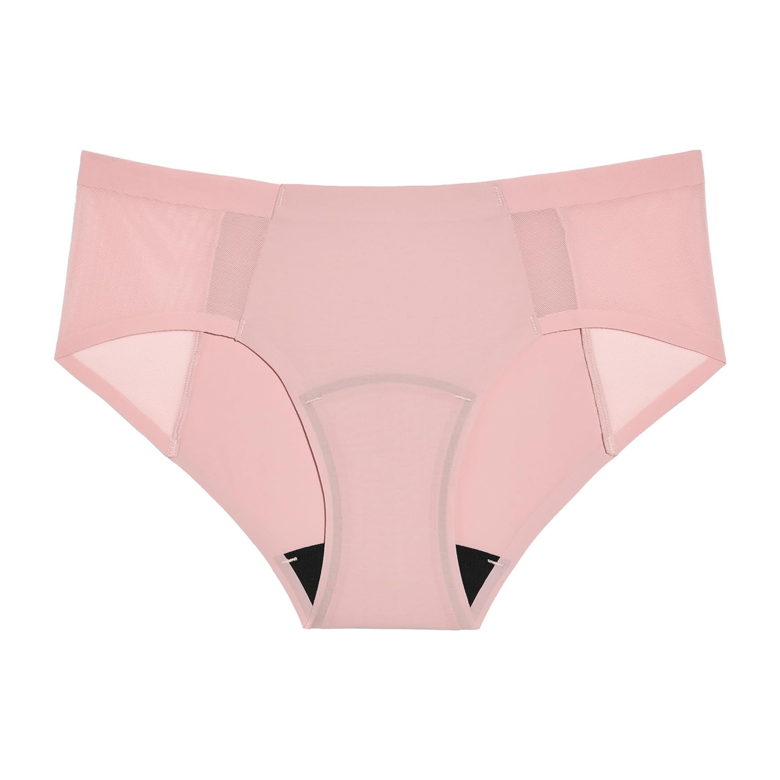 KNIX Light Leakproof No-Show Mesh Boyshort - Period Underwear for Women- Black