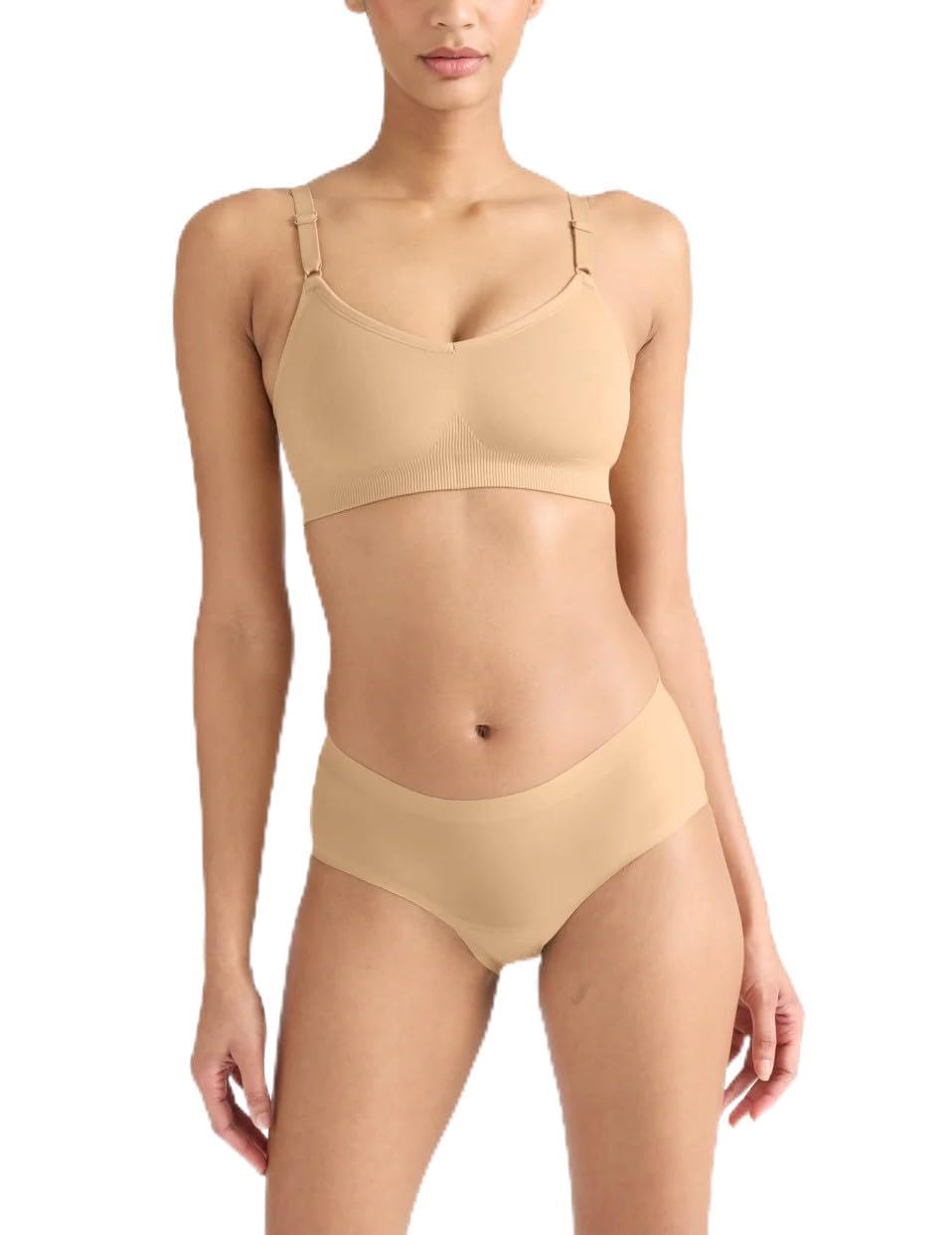 KNIX Good to Go Seamless Bra Warm Sand, XXXL2, 3X-Large